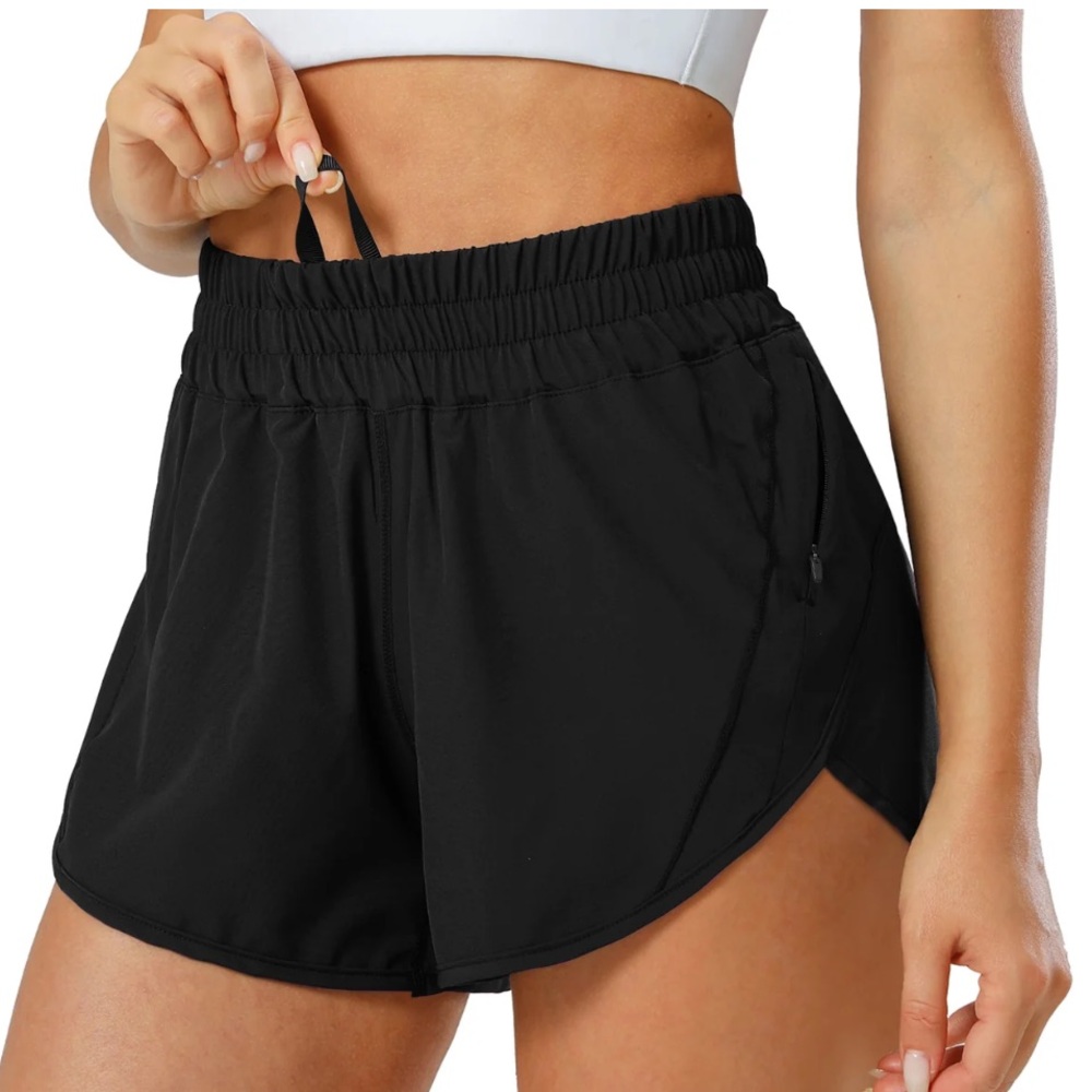 Sleek Black Athletic Shorts for Women